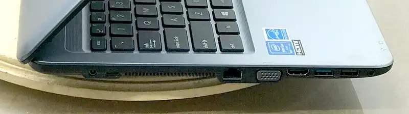 Asus X540S laptop connectivity