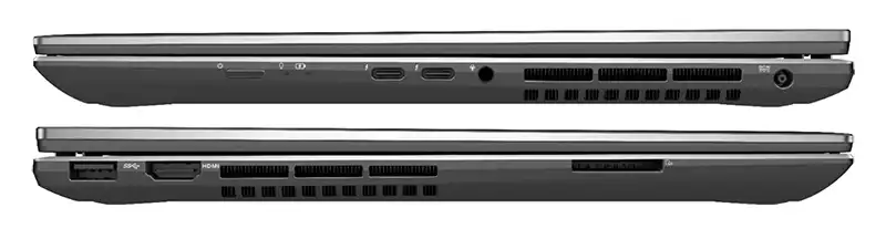 Asus Zenbook Flip 15 Q538EI ports