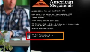 CPU over temperature error
